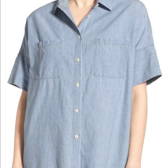 Madewell Chambray Shirt - Picture 1 of 5